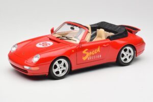 Porsche 911 993 Carrera Cabriolet Rouge Bburago 1:18 3090 Métal