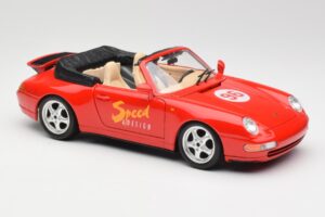 Porsche 911 993 Carrera Cabriolet Rouge Bburago 1:18 3090 Métal — image 6 sur 8