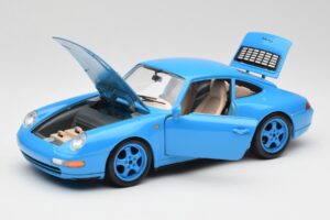 Porsche 911 993 Carrera Bleu Bburago 1:18 3060 Métal — image 2 sur 8