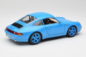 Porsche 911 993 Carrera Bleu Bburago 1:18 3060 Métal — image 3 sur 8