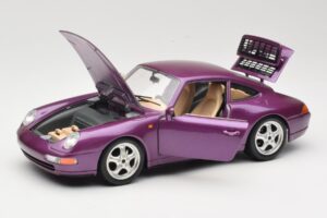 Porsche 911 993 Carrera Violet Bburago 1:18 3060-M2 Métal — image 2 sur 8