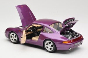 Porsche 911 993 Carrera Violet Bburago 1:18 3060-M2 Métal — image 5 sur 8