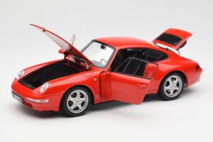 Porsche 911 993 Carrera Rouge AUTOart 1:18 78132 Métal — image 2 sur 8