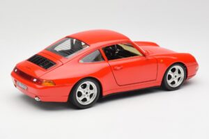 Porsche 911 993 Carrera Rouge Bburago 1:18 3050 Métal — image 3 sur 8