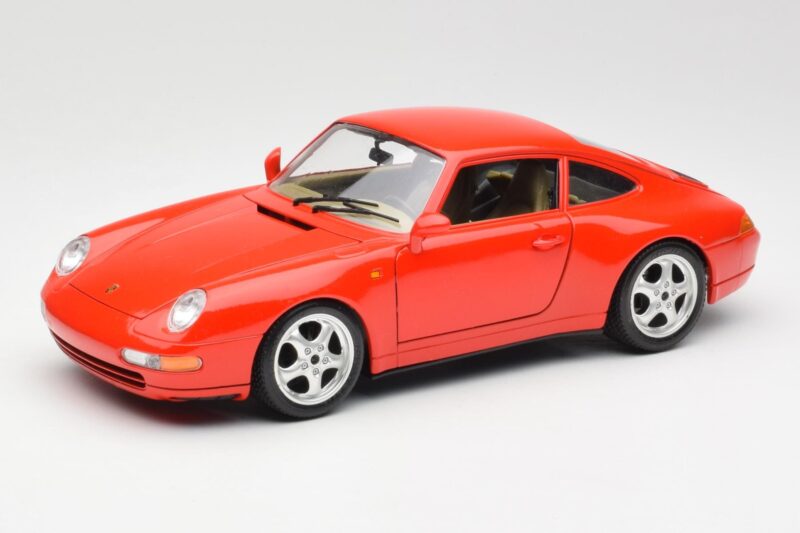 Porsche 911 993 Carrera Rouge Bburago 1:18 3050 Métal
