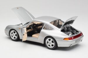 Porsche 911 993 Carrera Argent Bburago 1:18 3050-M1 Métal — image 7 sur 8