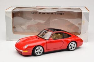 Porsche 911 993 Carrera Targa Rouge UT Models 1:18 27821 Métal — image 8 sur 8