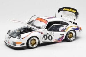 Porsche 911 993 GT2 #90 Vert / Franco / K. Koen Daytona 24 Hours 1998 UT Models 1:18 39813 Métal — image 2 sur 8
