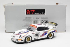Porsche 911 993 GT2 #90 Vert / Franco / K. Koen Daytona 24 Hours 1998 UT Models 1:18 39813 Métal — image 8 sur 8