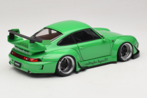 Porsche 911 993 RWB Vert Gun Grey Wheels AUTOart 1:18 78151 Composite — image 3 sur 8