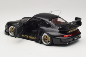 Porsche 911 993 RWB Matt Black With Gold Wheels AUTOart 1:18 78154 Composite — image 5 sur 8