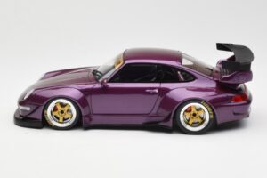 Porsche 911 993 RWB Violet GT Spirit 1:18 GT727 Résine — image 3 sur 6