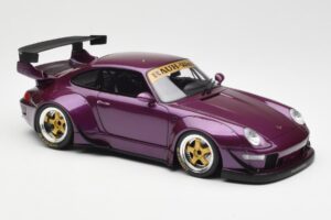 Porsche 911 993 RWB Violet GT Spirit 1:18 GT727 Résine — image 4 sur 6