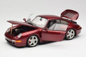 Porsche 911 993 Turbo Arena Rouge Métallisé UT Models 1:18 27811 Métal — image 2 sur 8