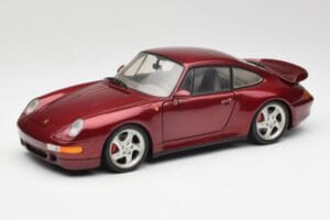Porsche 911 993 Turbo Arena Rouge Métallisé UT Models 1:18 27811 Métal