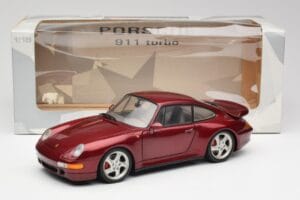 Porsche 911 993 Turbo Arena Rouge Métallisé UT Models 1:18 27811 Métal — image 8 sur 8