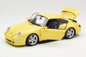 Porsche 911 993 Turbo S Jaune UT Models 1:18 27836 Métal — image 2 sur 8