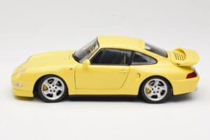 Porsche 911 993 Turbo S Jaune UT Models 1:18 27836 Métal — image 4 sur 8