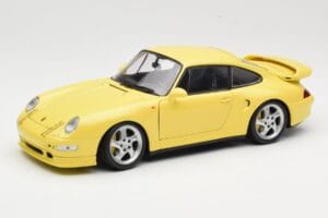 Porsche 911 993 Turbo S Jaune UT Models 1:18 27836 Métal