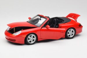 Porsche 911 996 Cabriolet Rouge Gate 1:18 1051 Métal — image 2 sur 8