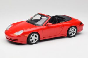 Porsche 911 996 Cabriolet Rouge Gate 1:18 1051 Métal