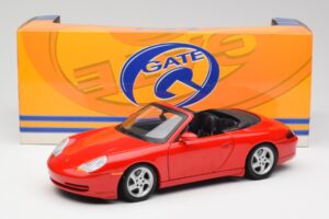 Porsche 911 996 Cabriolet Rouge Gate 1:18 1051 Métal — image 8 sur 8