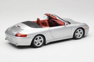 Porsche 911 996 Cabriolet Argent Gate 1:18 1052 Métal — image 3 sur 8