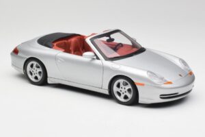 Porsche 911 996 Cabriolet Argent Gate 1:18 1052 Métal — image 6 sur 8