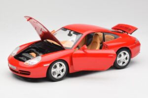 Porsche 911 996 Carrera 4 Rouge Bburago 1:18 30085 Métal — image 2 sur 8