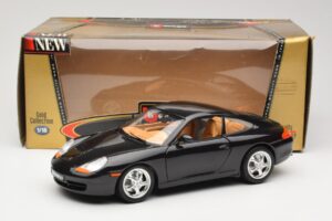 Porsche 911 996 Carrera Noir Bburago 1:18 3385-M2 Métal — image 8 sur 8