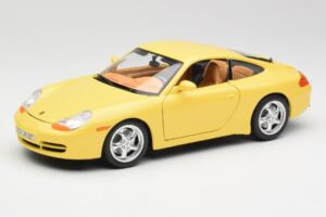 Porsche 911 996 Carrera Jaune Bburago 1:18 30085-M1 Métal