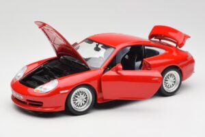 Porsche 911 996 GT3 Strasse Rouge Bburago 1:18 30395 Métal — image 2 sur 8