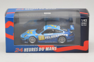 Porsche 911 GT3 R #77 M. Lieb / R. Lietz / W. Henzler 24 Hours of Le Mans 2009 Minichamps 1:43 400096977 Métal — image 4 sur 5