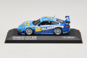 Porsche 911 GT3 R #77 M. Lieb / R. Lietz / W. Henzler 24 Hours of Le Mans 2009 Minichamps 1:43 400096977 Métal