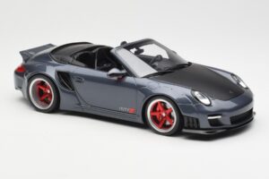 Porsche 911 997 Cabriolet Liberty Walk Gris GT Spirit 1:18 GT463 Résine — image 4 sur 6