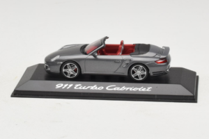 Porsche 911 997 Turbo Cabriolet Grey Metallic Minichamps 1:43 WAP02015216 Métal