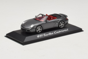 Porsche 911 997 Turbo Cabriolet Grey Metallic Minichamps 1:43 WAP02015218 Métal — image 2 sur 4
