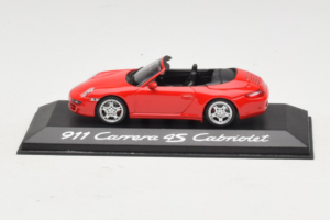 Porsche 911 997 Carrera 4S Cabriolet Rouge Minichamps 1:43 WAP02015316 Métal