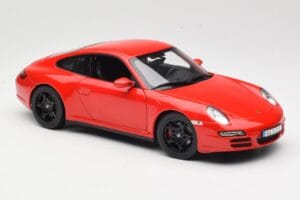 Porsche 911 997 Carrera 4S Rouge Norev 1:18 187510 Métal — image 6 sur 8