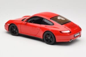 Porsche 911 997 Carrera 4S Rouge Norev 1:18 187510 Métal — image 7 sur 8