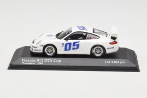 Porsche 911 997 GT3 Cup #5 Presentation 2005 Minichamps 1:43 400056400 Métal