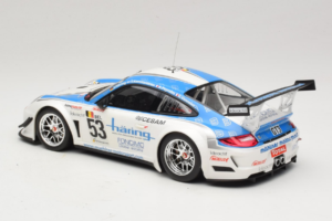 Porsche 911 997 GT3 R #53 Muhlner Motorsport P-Y. Vannelet / U. Peyroles Class Winners 24 Hours of Spa 2010 Minichamps 1:18 1 — image 5 sur 6