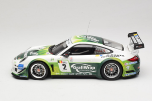 Porsche 911 997 GT3 R #2 Prospeed Competition B. Heylen / P. Lappalainen FIA GT3 2011 Minichamps 1:18 151118902 Métal — image 3 sur 6