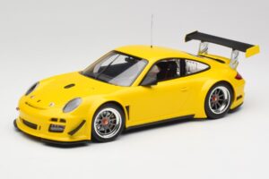 Porsche 911 997 GT3 R Street Racing Jaune Minichamps 1:18 151108902 Métal