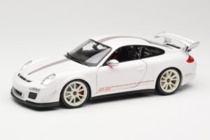 Porsche 911 997 GT3 RS 4.0 Blanc Bburago 1:18 18-11036 Métal