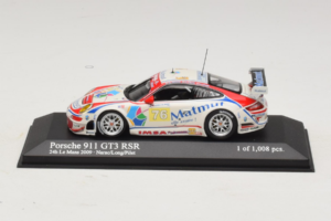 Porsche 911 997 GT3 RSR #76 R. Narac / P. Long / P. Pilet 24 Hours of Le Mans 2009 Minichamps 1:43 400096976 Métal