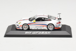 Porsche 911 997 GT3 RSR Blanc Avec Bandes Bleues et Orange 2007 Minichamps 1:43 WAP02000618 Métal