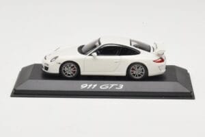 Porsche 911 997 GT3 Blanc Minichamps 1:43 WAP0202080C Métal