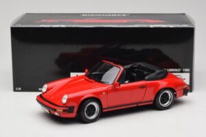 Porsche 911 SC Cabriolet Rouge Minichamps 1:18 100063030 Métal — image 8 sur 8