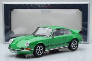 Porsche 911 Carrera RS 2.7 Vert Norev 1:18 187680 Métal — image 6 sur 6
